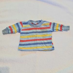 5/$20 Baby boy's stripe shirt sz 9 mth.